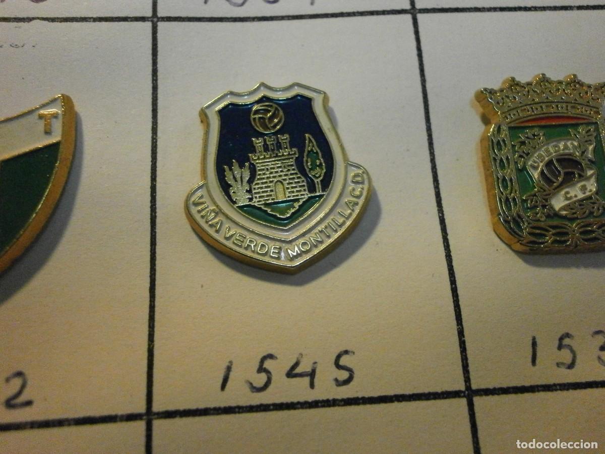 Collectionnisme sportif: pin equipo de futbol vi&ntilde;a verde montilla 1545
