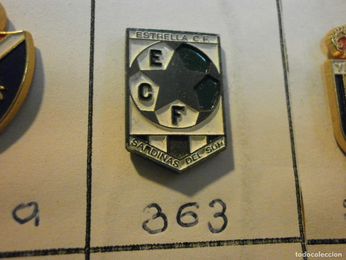 Collectionnisme sportif: pin equipo de futbol estrella sardinas del sur 363