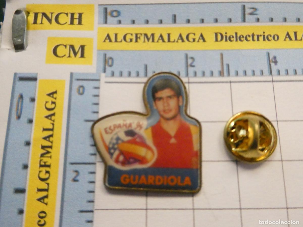 Sammelleidenschaft Sport: PIN DE DEPORTES. F&Uacute;TBOL. MUNDIAL COPA DEL MUNDO ESTADOS UNIDOS 94 1994. PEP GUARDIOLA BARCELONA
