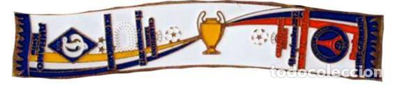 Coleccionismo deportivo: Badge Pin: UEFA CUP 2008-09 Dynamo Kyiv Ukraine - Paris Saint-Germain France