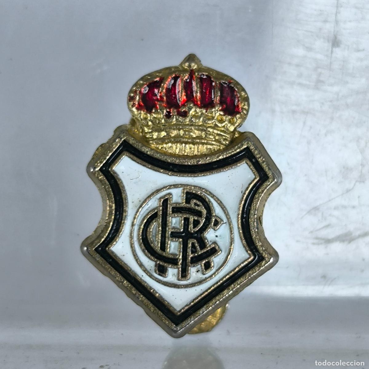 Colecionismo desportivo: PIN DE F&Uacute;TBOL PARA SOLAPA ESCUDO DEL HUELVA .