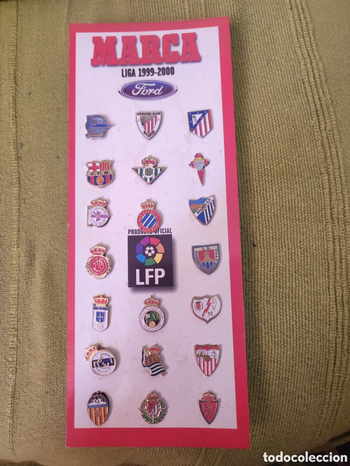 Coleccionismo deportivo: Pins de la liga 1999-2000 - Foto 1
