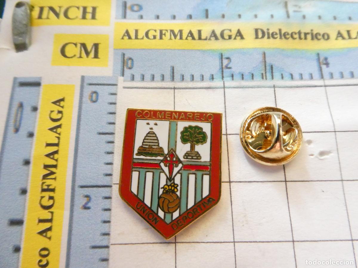 Sammelleidenschaft Sport: PIN DE DEPORTES. F&Uacute;TBOL. UNI&Oacute;N DEPORTIVA COLMENAREJO MADRID. ESCUDO EQUIPO.