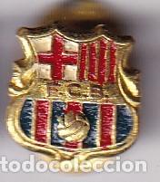 Collectionnisme sportif: ANTIGUA INSIGNIA DE OJAL DEL EQUIPO DE FUTBOL CLUB BARCELONA (FOOTBALL) FCB