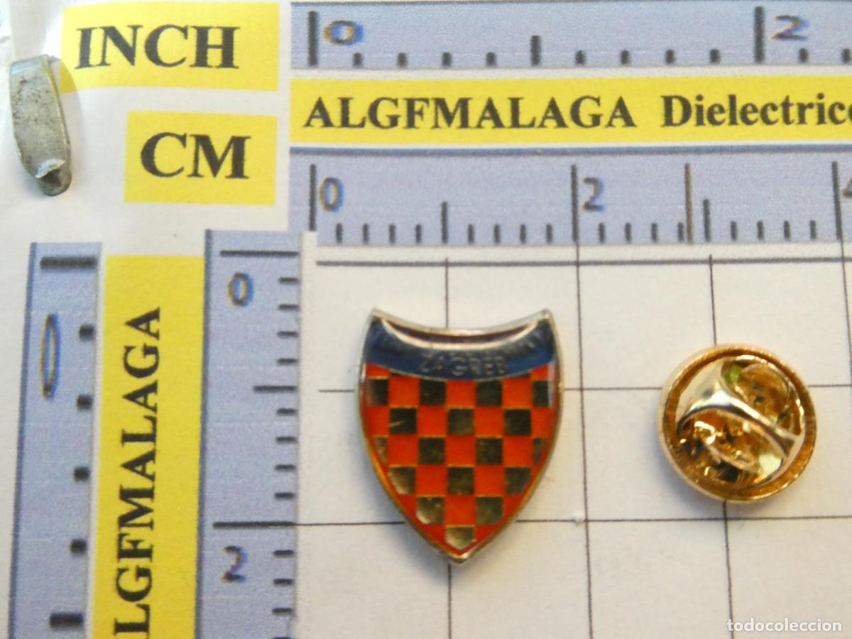 Sammelleidenschaft Sport: PIN DE DEPORTES. F&Uacute;TBOL. NK DUBRAVA ZAGREB CROACIA. ESCUDO EQUIPO.