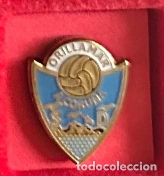 Colecionismo desportivo: Pin de futbol del Club SD Orillamar - Coru&ntilde;a