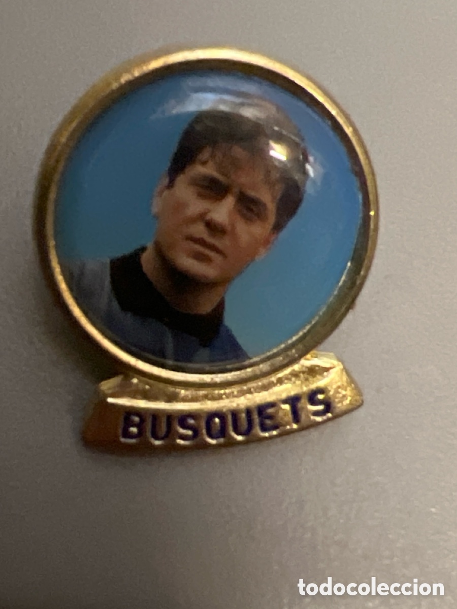 Collezionismo sportivo: T4/X29/76. PIN F.C. BARCELONA DIARIO SPORT ( BUSQUETS ) LINEA F.C.B. DE LOS 90