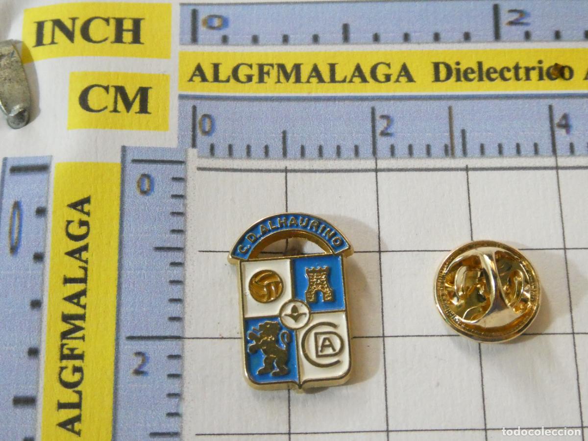 Collezionismo sportivo: PIN DE DEPORTES. F&Uacute;TBOL. CD ALHAURINO ALHAUR&Iacute;N EL GRANDE M&Aacute;LAGA. ESCUDO EQUIPO