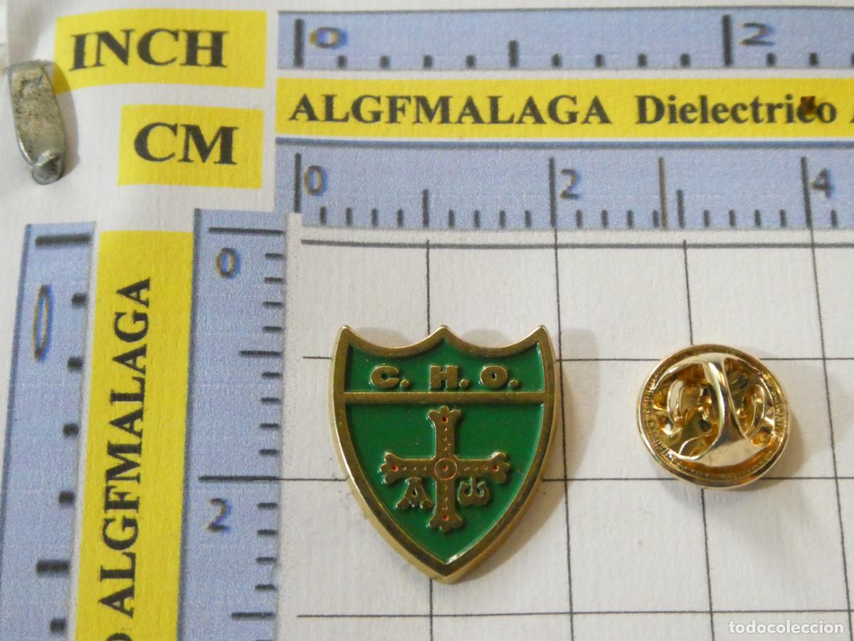 Collezionismo sportivo: PIN DE DEPORTES. F&Uacute;TBOL. CLUB HISPANO CASTRILLON ASTURIAS. ESCUDO EQUIPO
