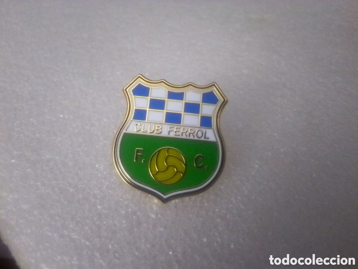 Coleccionismo deportivo: PINS 000 RACING DE FERROL ESCUDO 1982 1993