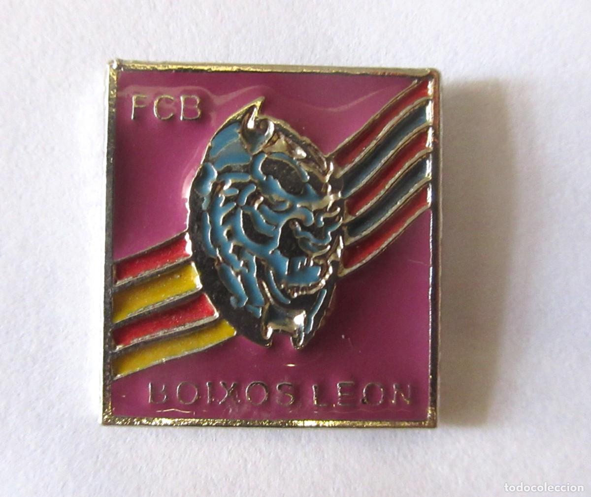 Colecionismo desportivo: Pin's del F.C.Barcelona los Boixus de Le&oacute;n