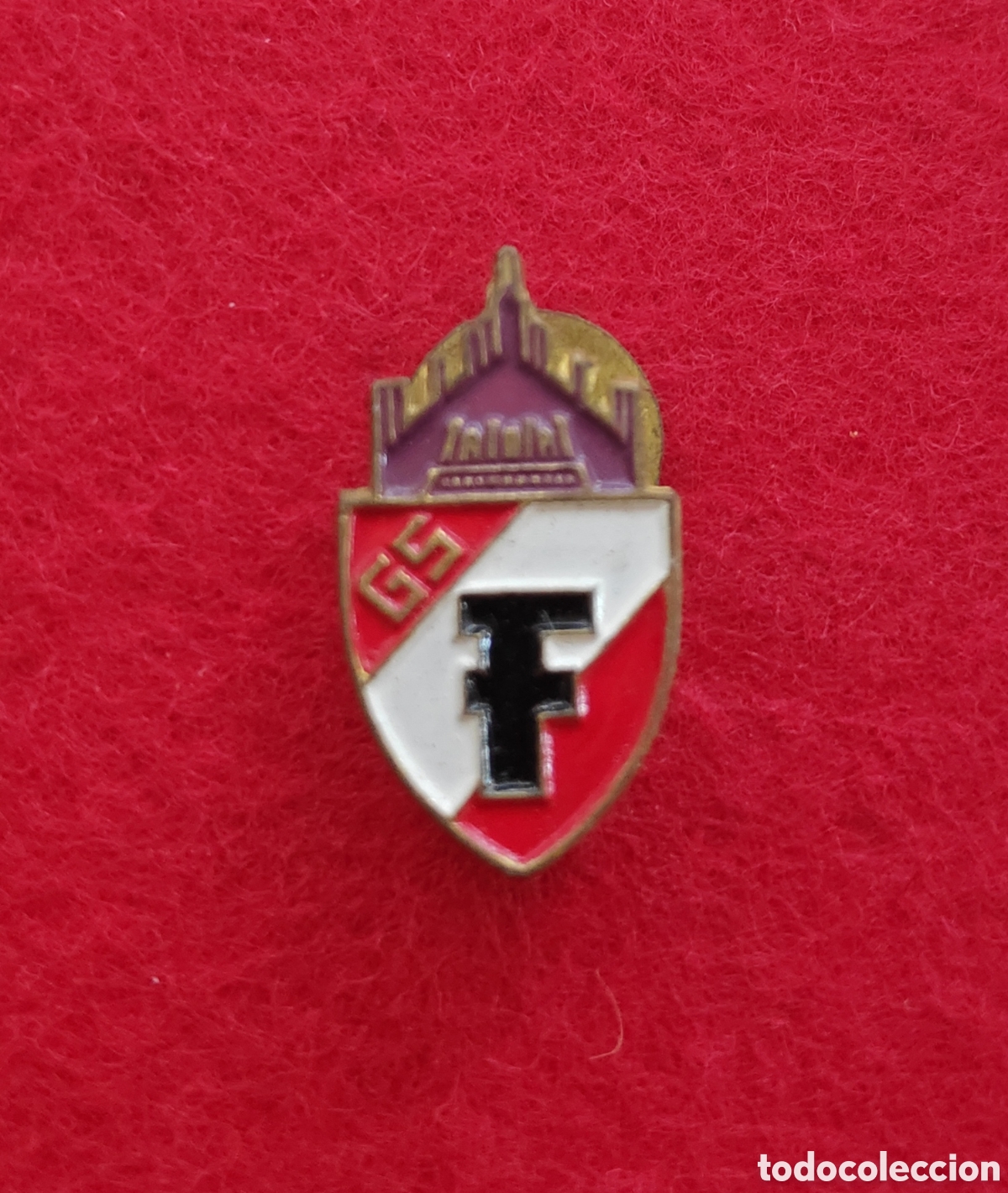 Coleccionismo deportivo: ANTIGUA INSIGNIA PIN DE OJAL O SOLAPA GRUPO DEPORTIVO FAEMA