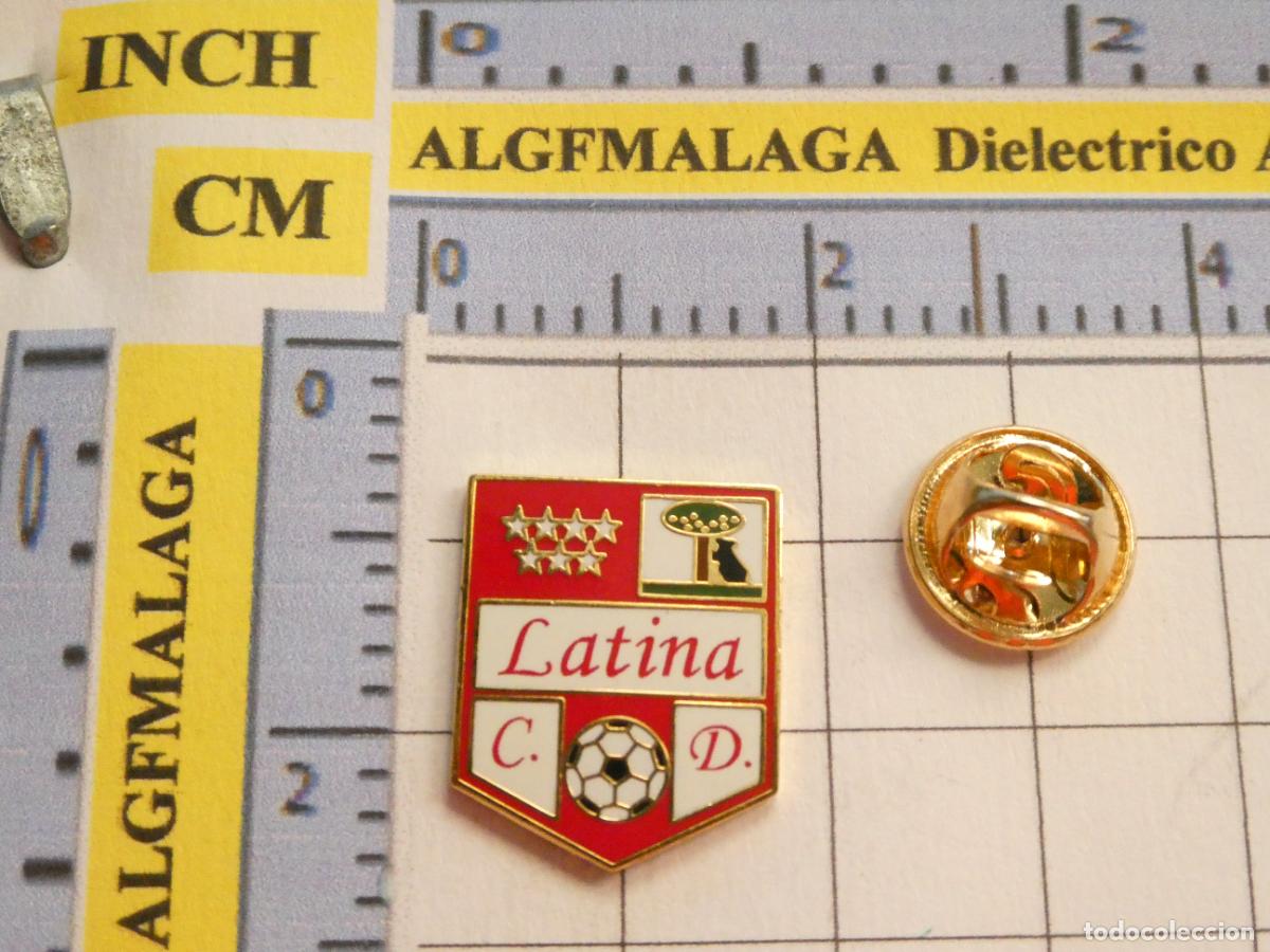 Collezionismo sportivo: PIN DE F&Uacute;TBOL. CD LATINA MADRID. ESCUDO DEL EQUIPO.