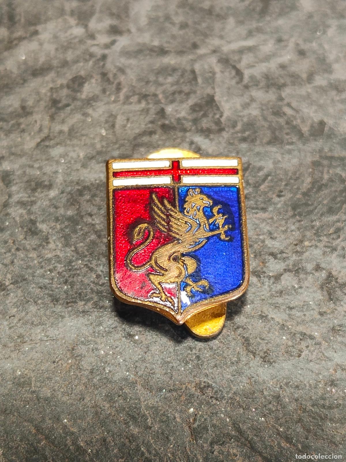 Collezionismo sportivo: Pin antiguo genoa club f&uacute;tbol Italia (insignia ojal solapa c b rota G&eacute;nova) )