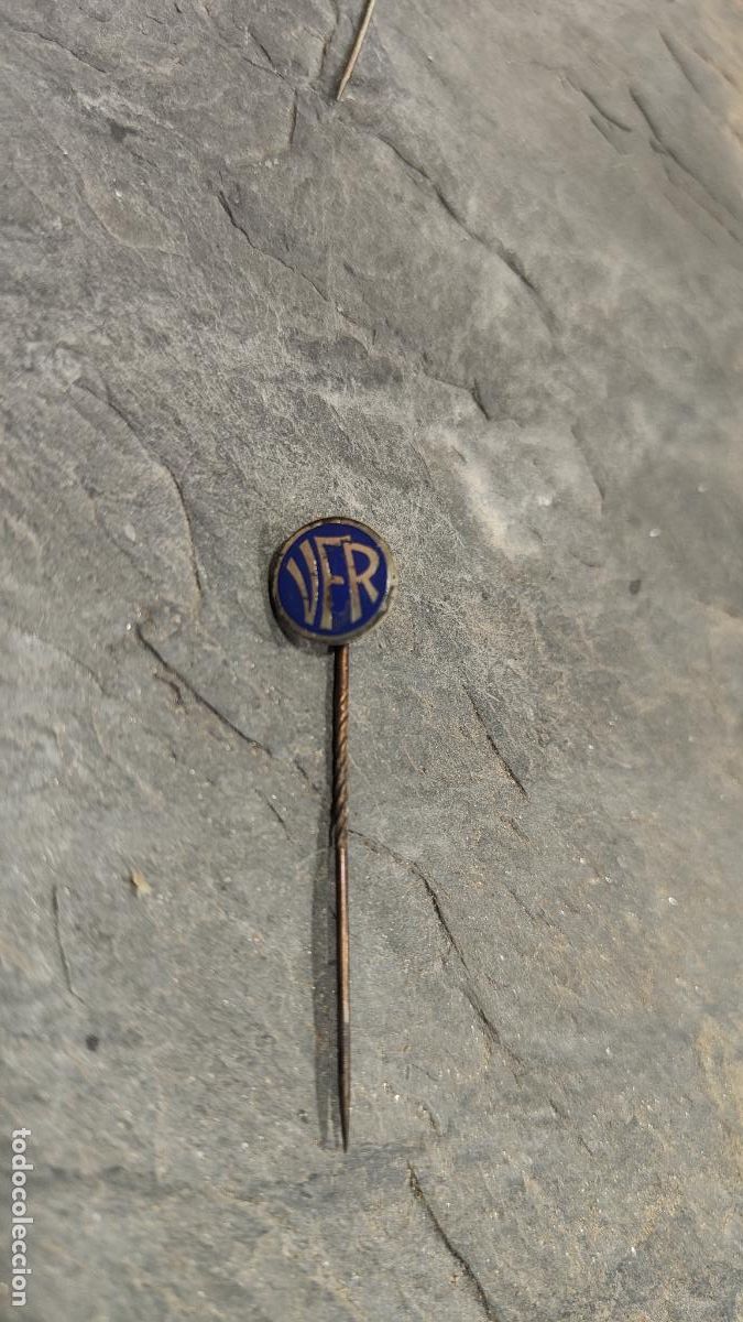 Sammelleidenschaft Sport: Pin raro antiguo equipo futbol alemania VfR Pforzheim (insignia antigua aguja alem&aacute;n a&ntilde;os 40/50)