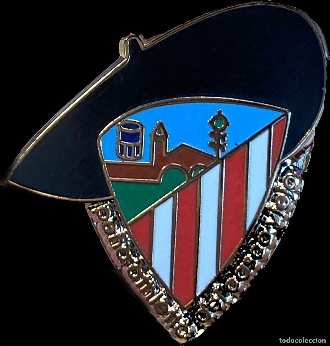 Sammelleidenschaft Sport: Athletic club Bilbao pin pe&ntilde;a Casco Viejo Ultimo modelo