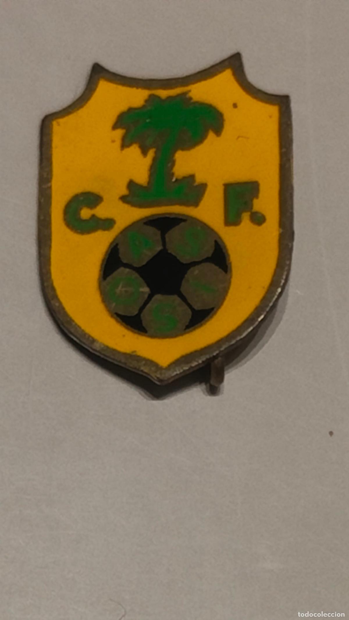Sammelleidenschaft Sport: Pin antiguo escudo club f&uacute;tbol oasis (insignia imperdible equipo federaci&oacute;n gallega coru&ntilde;a)