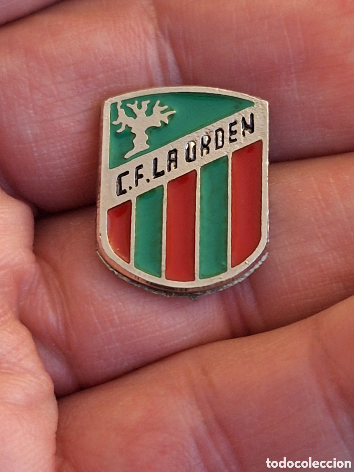 Sammelleidenschaft Sport: Pin f&uacute;tbol CF La Orden
