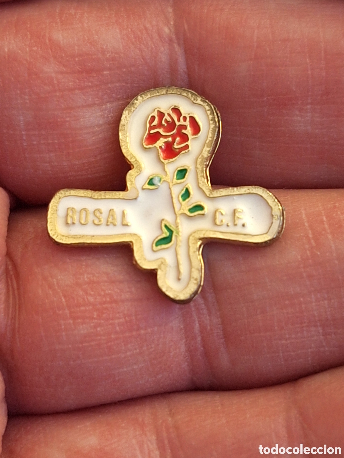 Sammelleidenschaft Sport: Pin f&uacute;tbol Rosal Club