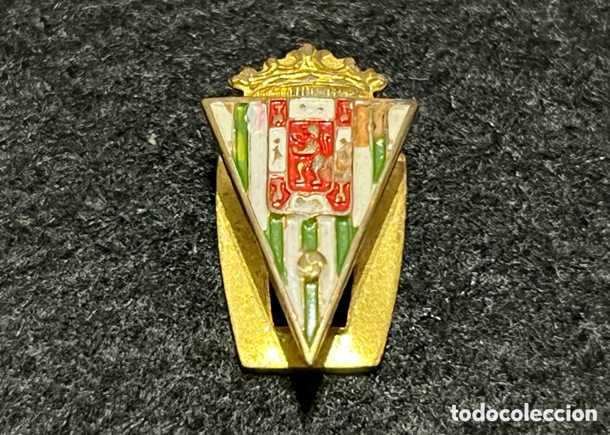 Colecionismo desportivo: CORDOBA CF INSIGNIA DE SOLAPA OJAL PIN FUTBOL ANTIGUO.