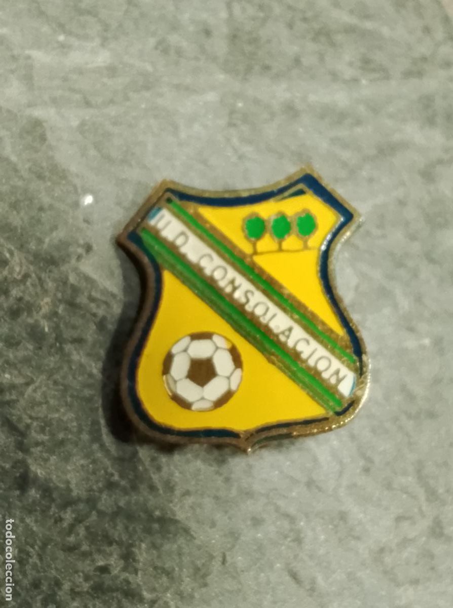 Collectionnisme sportif: Pin equipo futbol uni&oacute;n deportiva consolaci&oacute;n insignia imperdible esmaltada federaci&oacute;n andalucia
