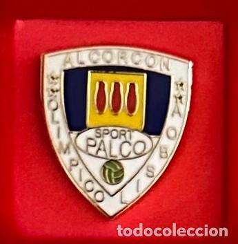 Sammelleidenschaft Sport: Pin de Futbol del Club Sport Palco Olimpico Lisboa - Alcorcon Madrid