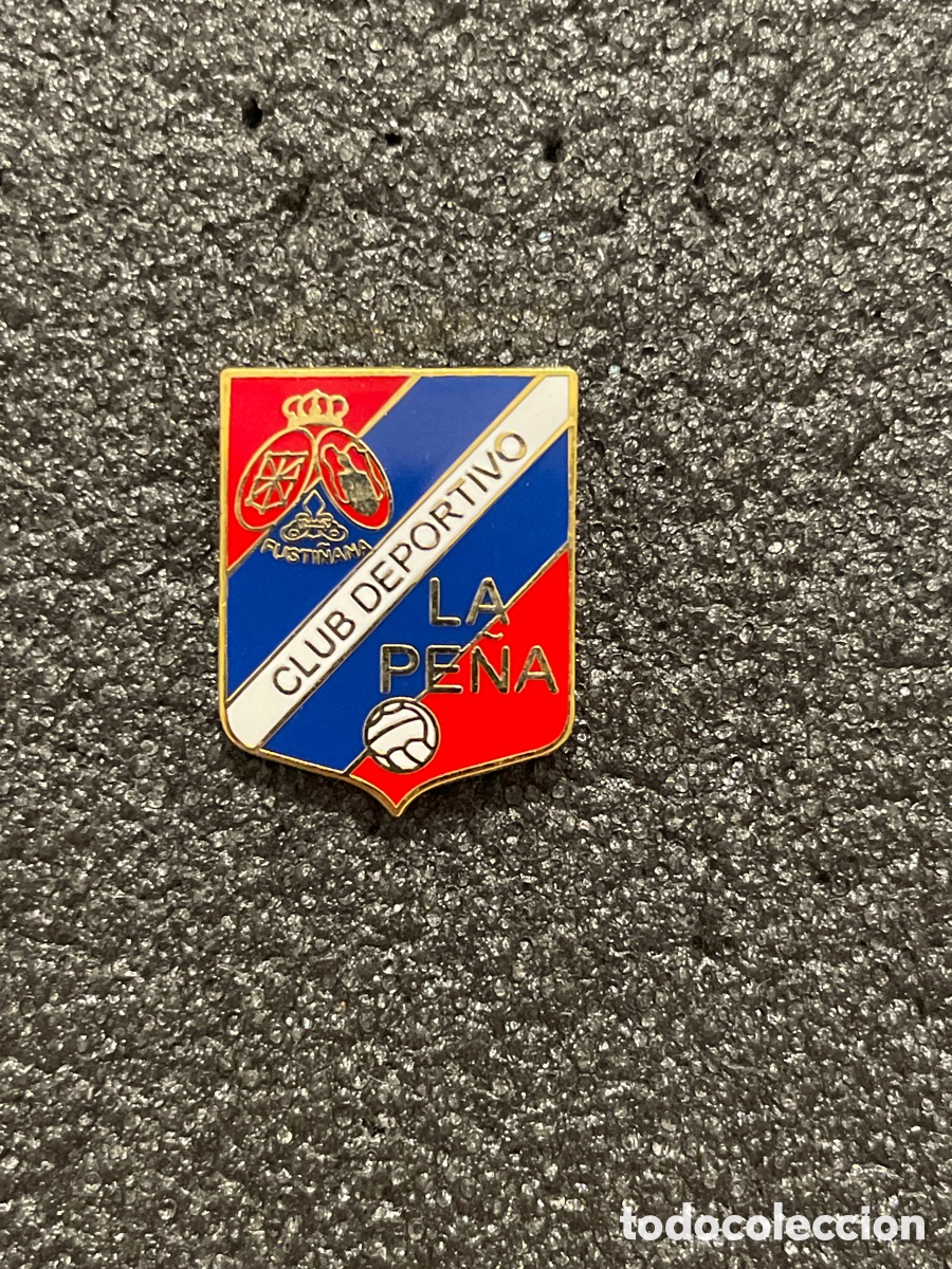 Collectionnisme sportif: Pin 77 C.D. LA PE&Ntilde;A - Fusti&ntilde;ana (Navarra)