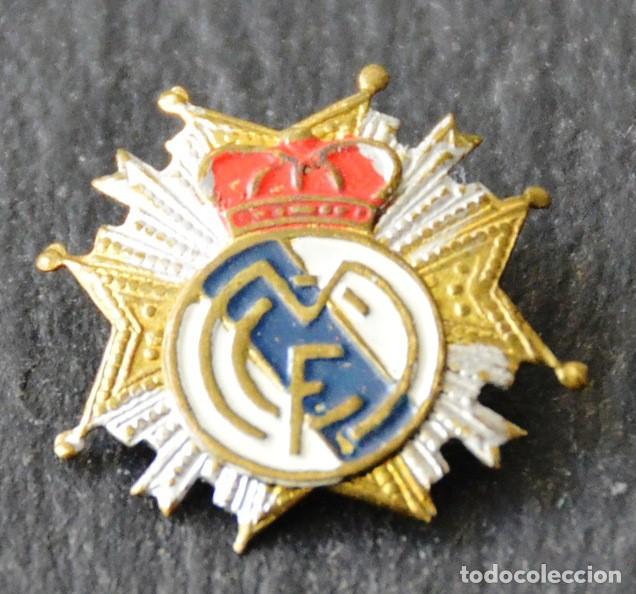 Collectionnisme sportif: ANTIGUO PIN INSIGNIA DE AGUJA DEL REAL MADRID CLUB DE F&Uacute;TBOL