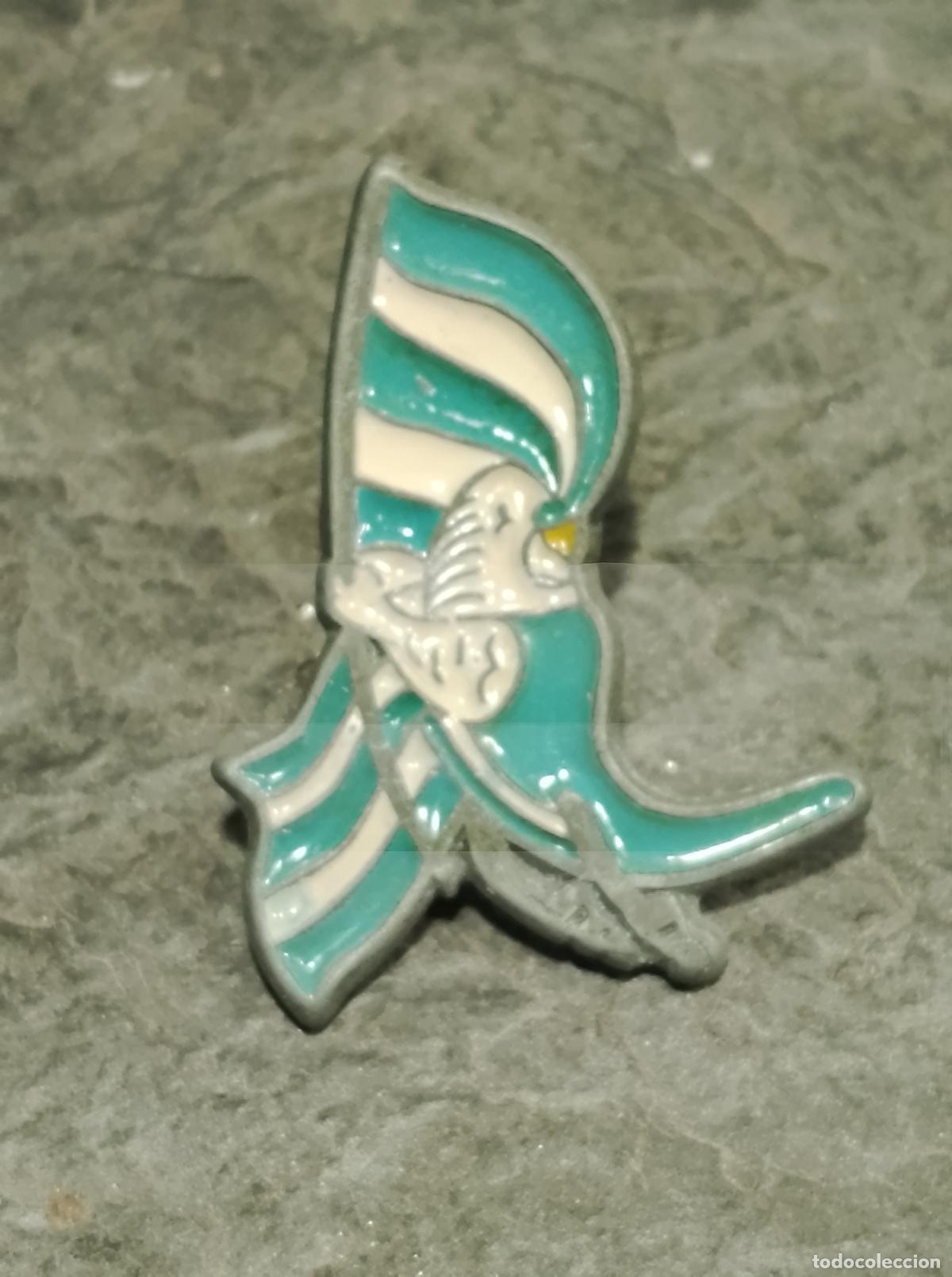 Collectionnisme sportif: Pin periquito mascota equipo futbol real club deportivo espa&ntilde;ol