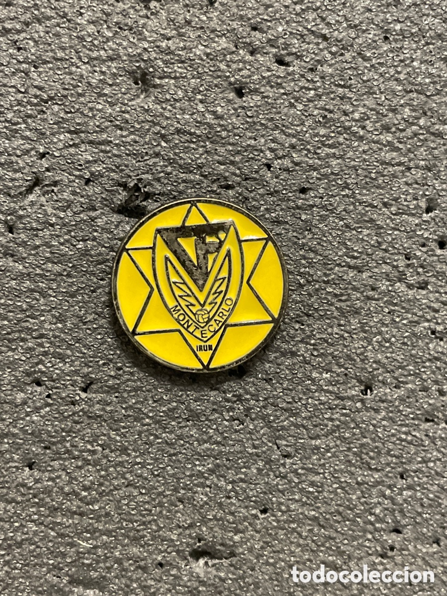 Collectionnisme sportif: Pin 106 C.F. MONTECARLO - Irun (Guip&uacute;zcoa)