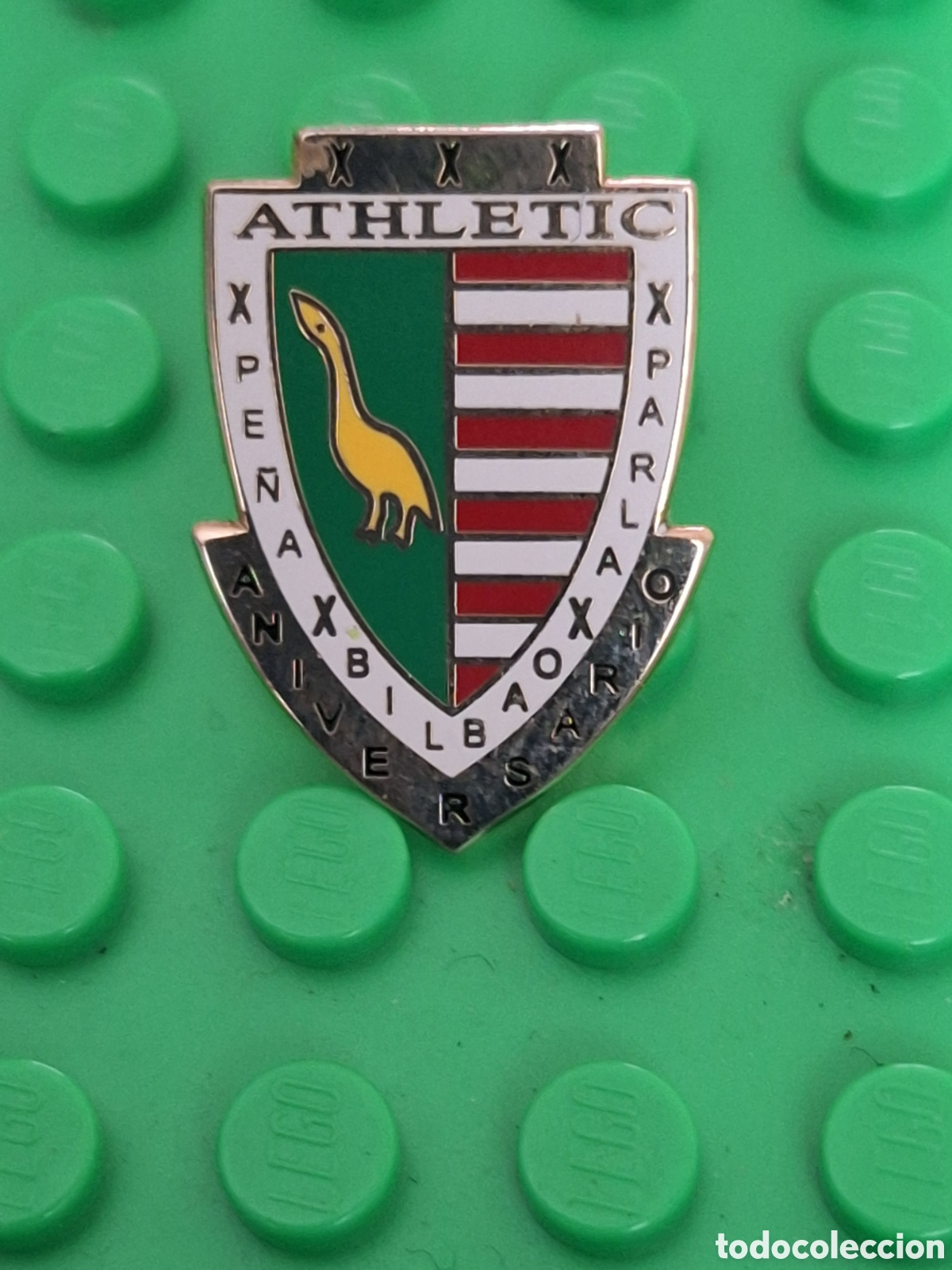 Collectionnisme sportif: Pin Pe&ntilde;a Athletic de Bilbao Parla