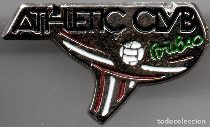 Coleccionismo deportivo: PINS FUTBOL-PE&Ntilde;AS ATHLETIC-ICONO ATHLETIC - PLATEADO