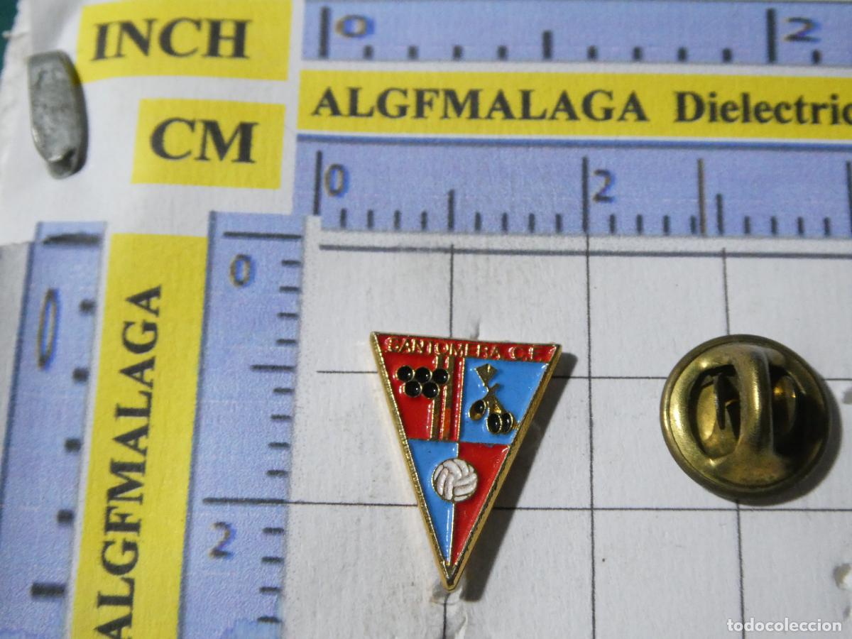 Sammelleidenschaft Sport: PIN DE DEPORTES. F&Uacute;TBOL. CLUB SANTOMERA CF. MURCIA. ESCUDO EQUIPO