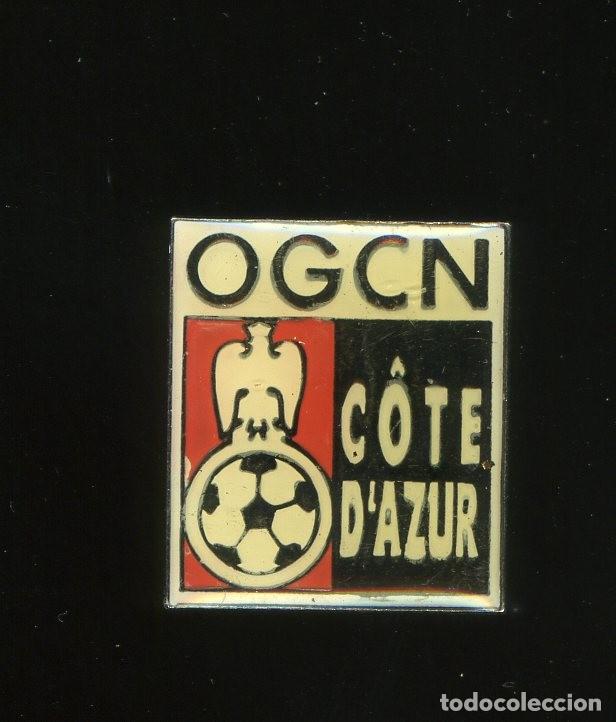 Colecionismo desportivo: PIN BADGE FUTBOL FOOTBALL FRANCIA OGC NICE NIZA DESPI 1904 COTE D'AZUR