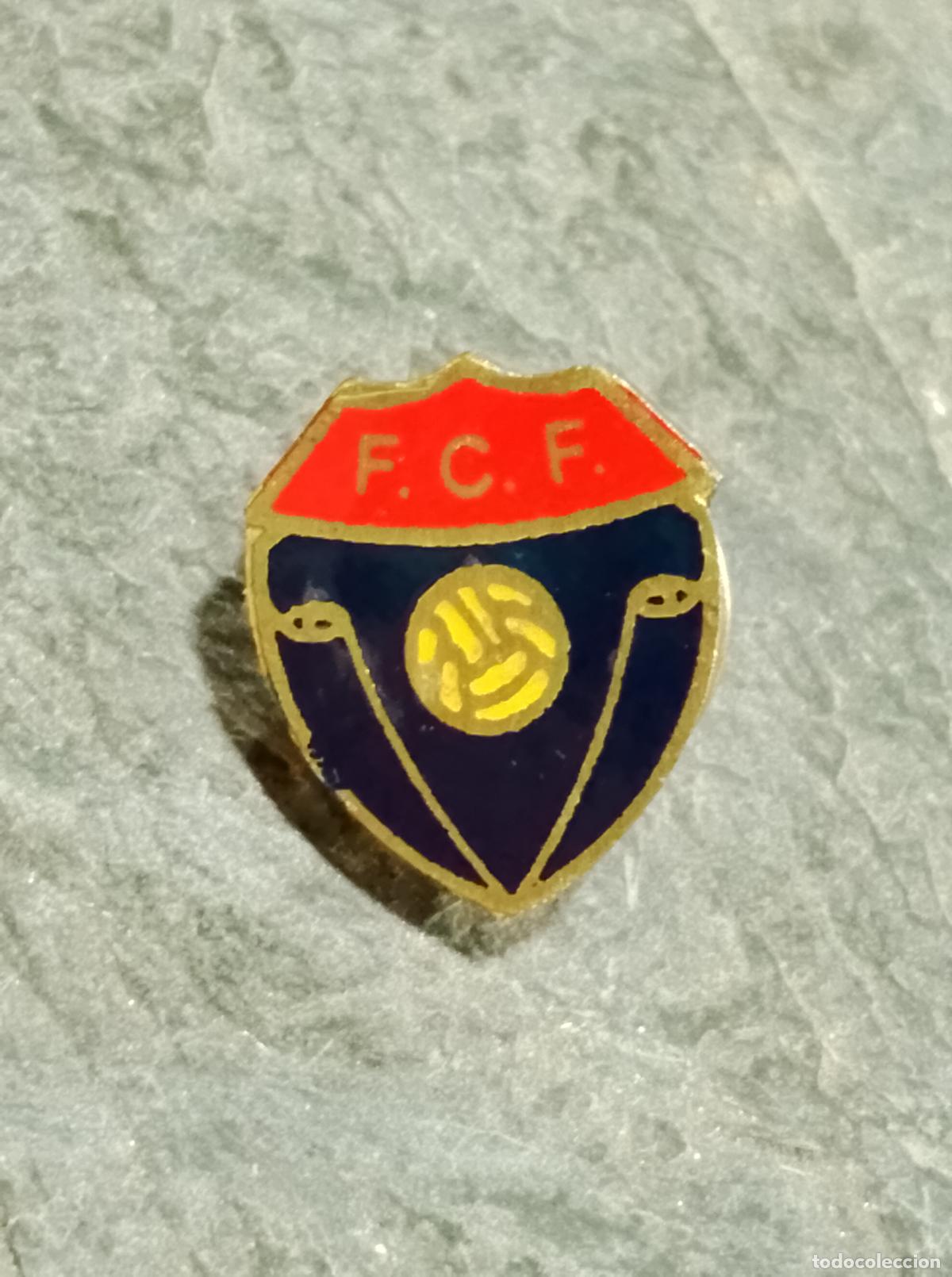 Colecionismo desportivo: Pin escudo equipo club futbol ferreras insignia esmaltada club las palmas federaci&oacute;n canaria