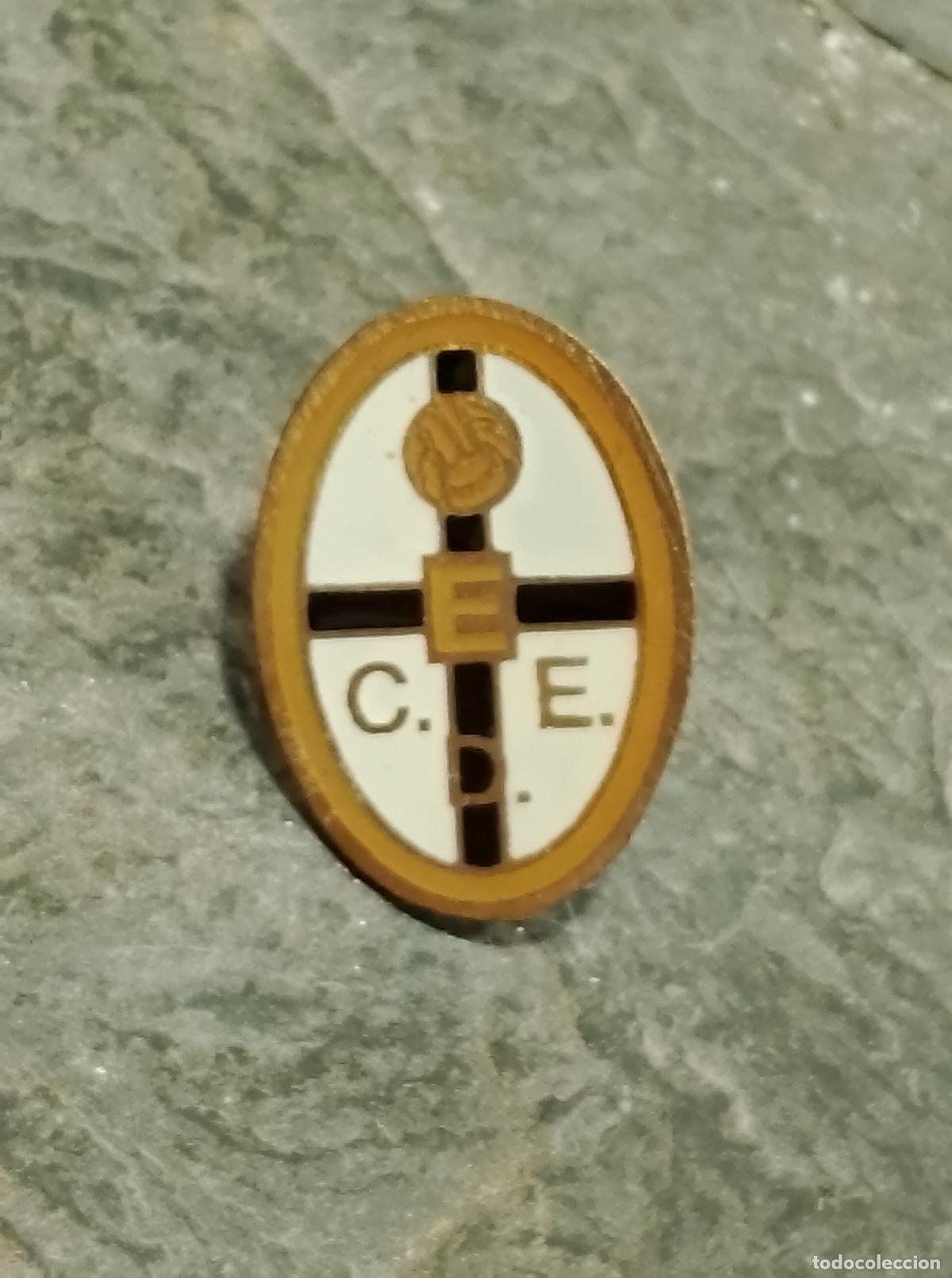 Colecionismo desportivo: Pin escudo equipo futbol club deportivo electrodo insignia esmaltada club madrid