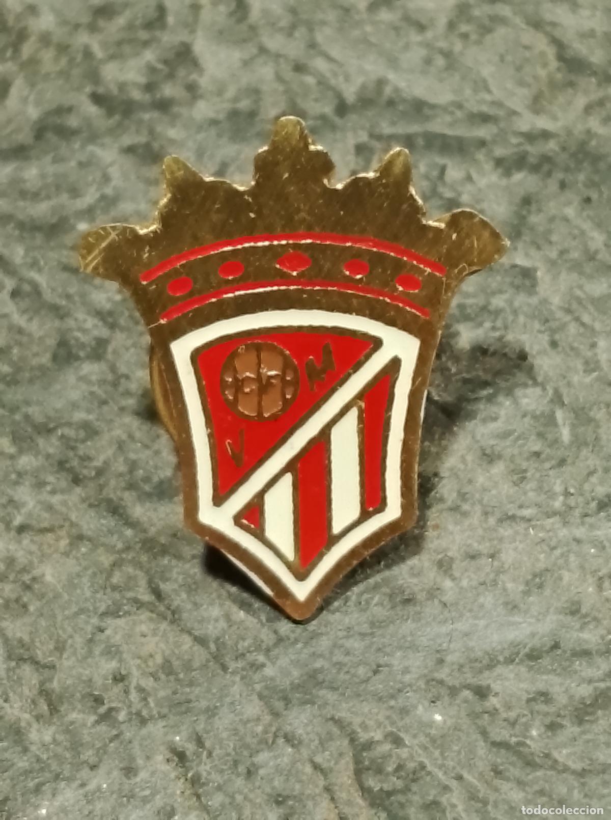 Colecionismo desportivo: Pin escudo equipo futbol club vistamar insignia esmaltada mataro federaci&oacute;n catalu&ntilde;a