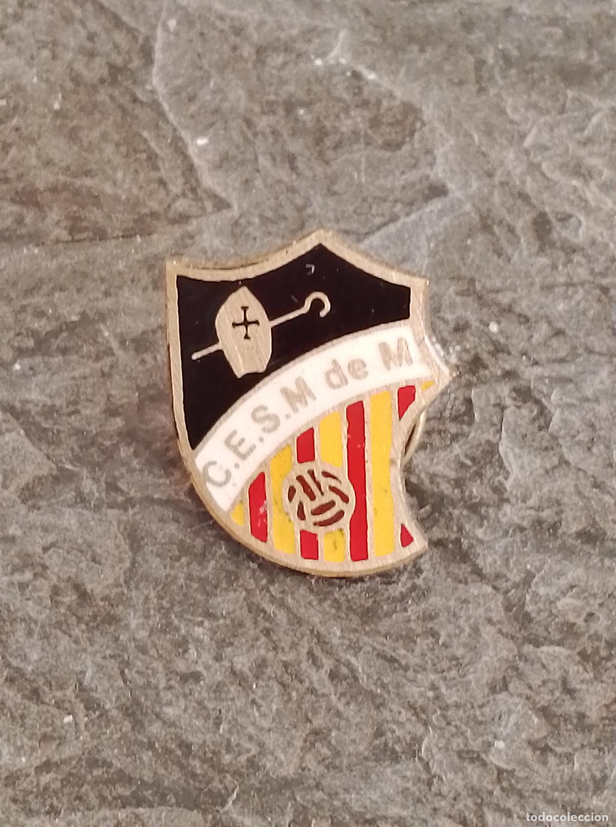 Colecionismo desportivo: Pin escudo equipo futbol club esportiu santa mar&iacute;a de malda insignia esmaltada Lleida