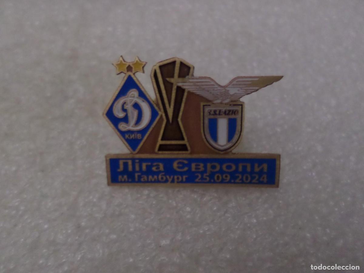 Sammelleidenschaft Sport: Badge Pin UEFA Europa League 2024-25 Dynamo Kyiv Ukraine - SS Lazio Italy