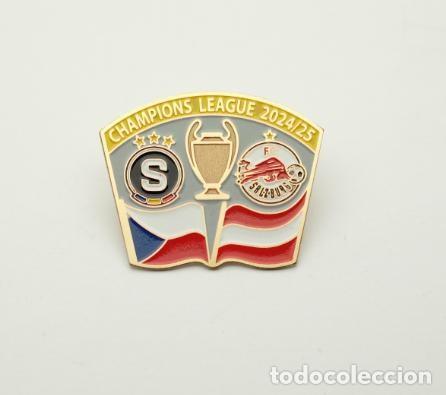 Sammelleidenschaft Sport: Football pin Sparta Prague Czech - FC Red Bull Salzburg Austria 2024-25 Champions League