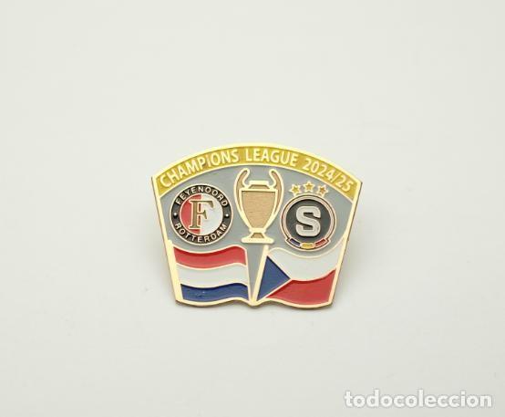 Sammelleidenschaft Sport: Football pin Feyenoord Netherlands - Sparta Prague Czech 2024-25 Champions League.