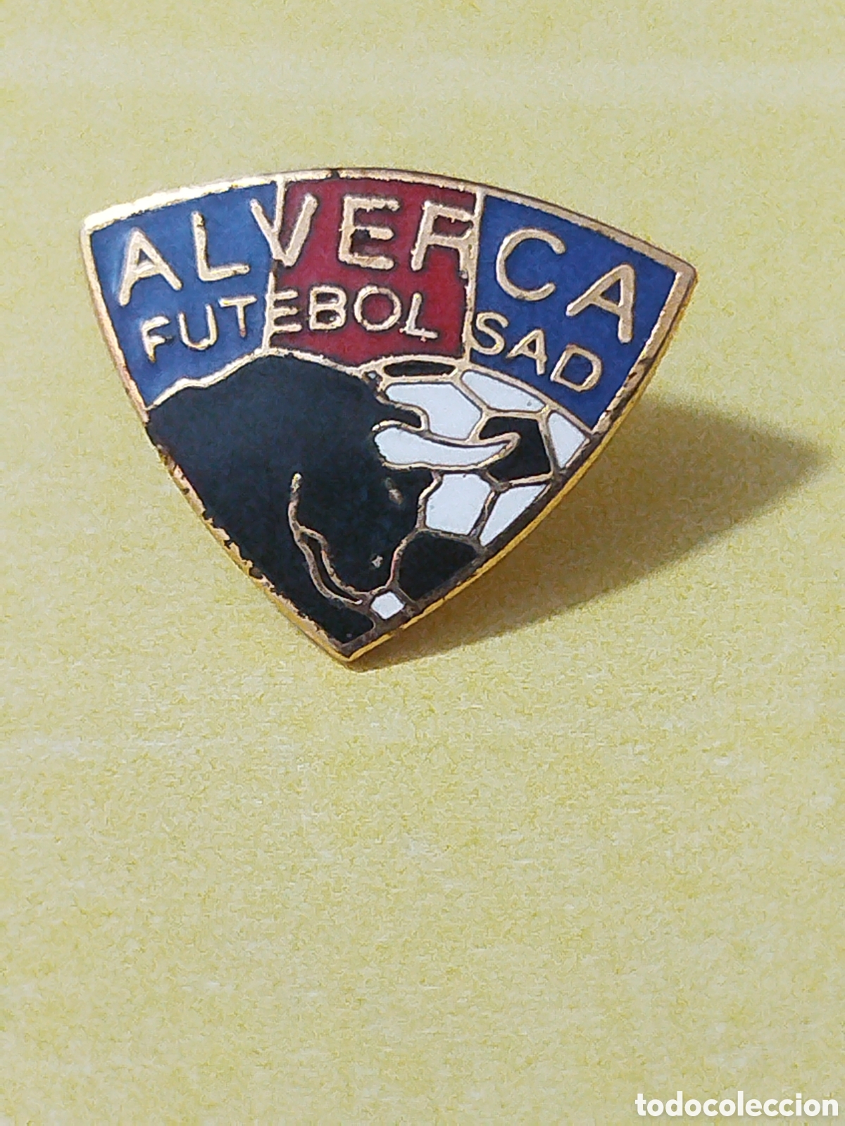 Sammelleidenschaft Sport: PINS DE FUTBOL ALVERCA FUTBOL SAD.PORTUGAL