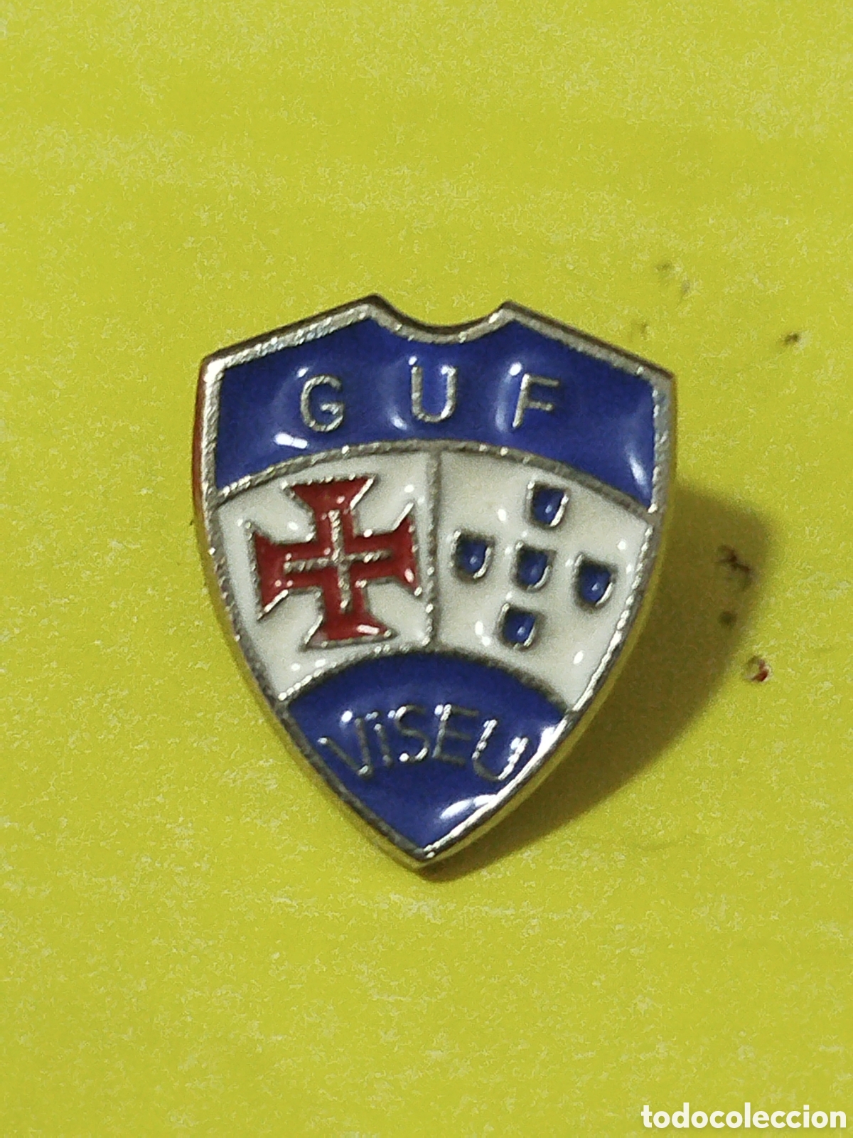 Sammelleidenschaft Sport: PINS DE FUTBOL.GRUPO UNIAO DE FUTBOL VISEU PORTUGAL