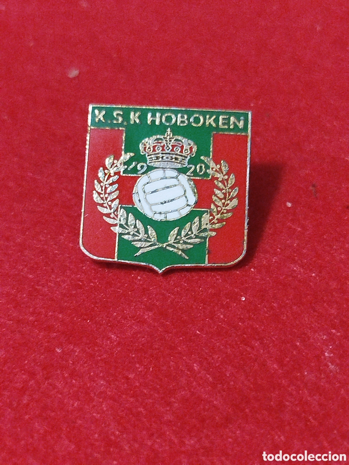 Sammelleidenschaft Sport: PINS DE FUTBOL K.S.K HOBOKEN.BELGICA