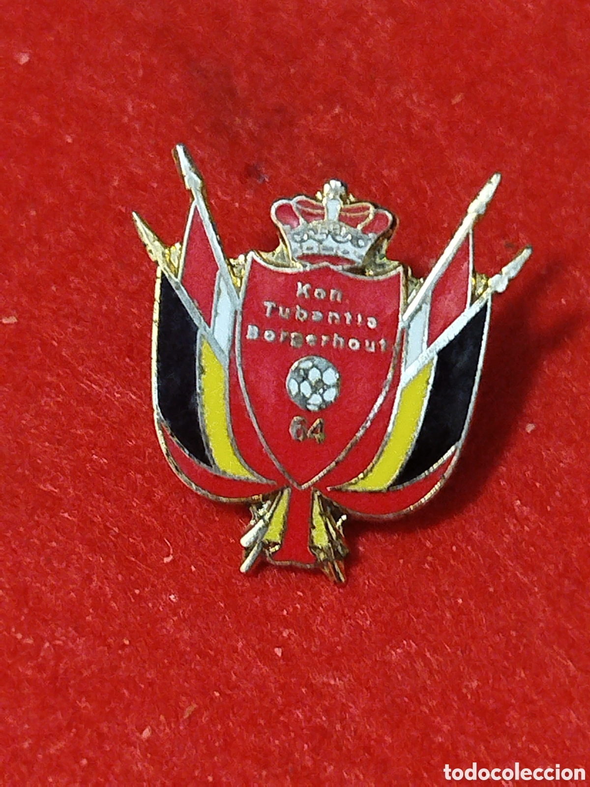Sammelleidenschaft Sport: PINS DE FUTBOL TUBANTIA BORGERHOUT BELGICA