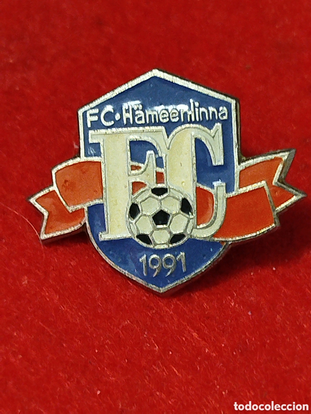 Collectionnisme sportif: PINS DE FUTBOL FC HAMEEMLINNA FINLANDIA