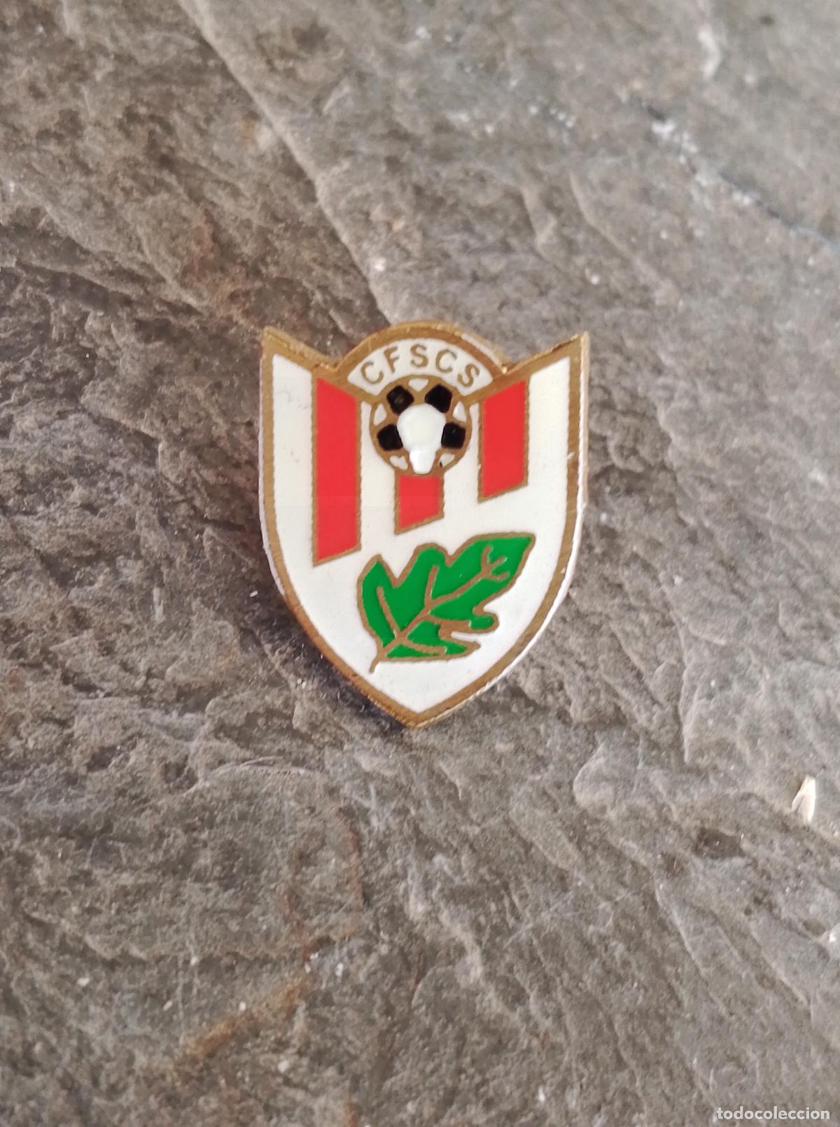 Sammelleidenschaft Sport: Pin escudo equipo club futbol santa Cugat sesgarrigues insignia esmaltada federaci&oacute;n catalu&ntilde;a