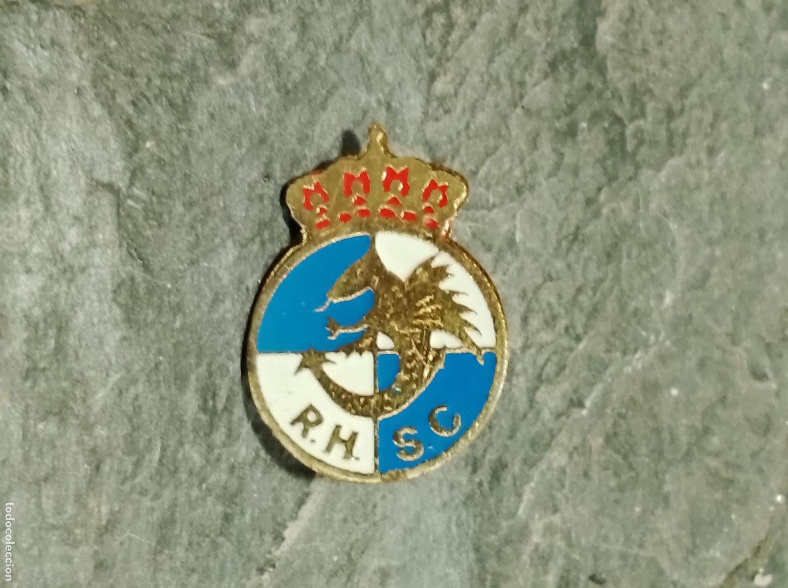 Sammelleidenschaft Sport: Pin equipo club futbol real hesperides insignia imperdible esmaltada tenerife federaci&oacute;n canaria