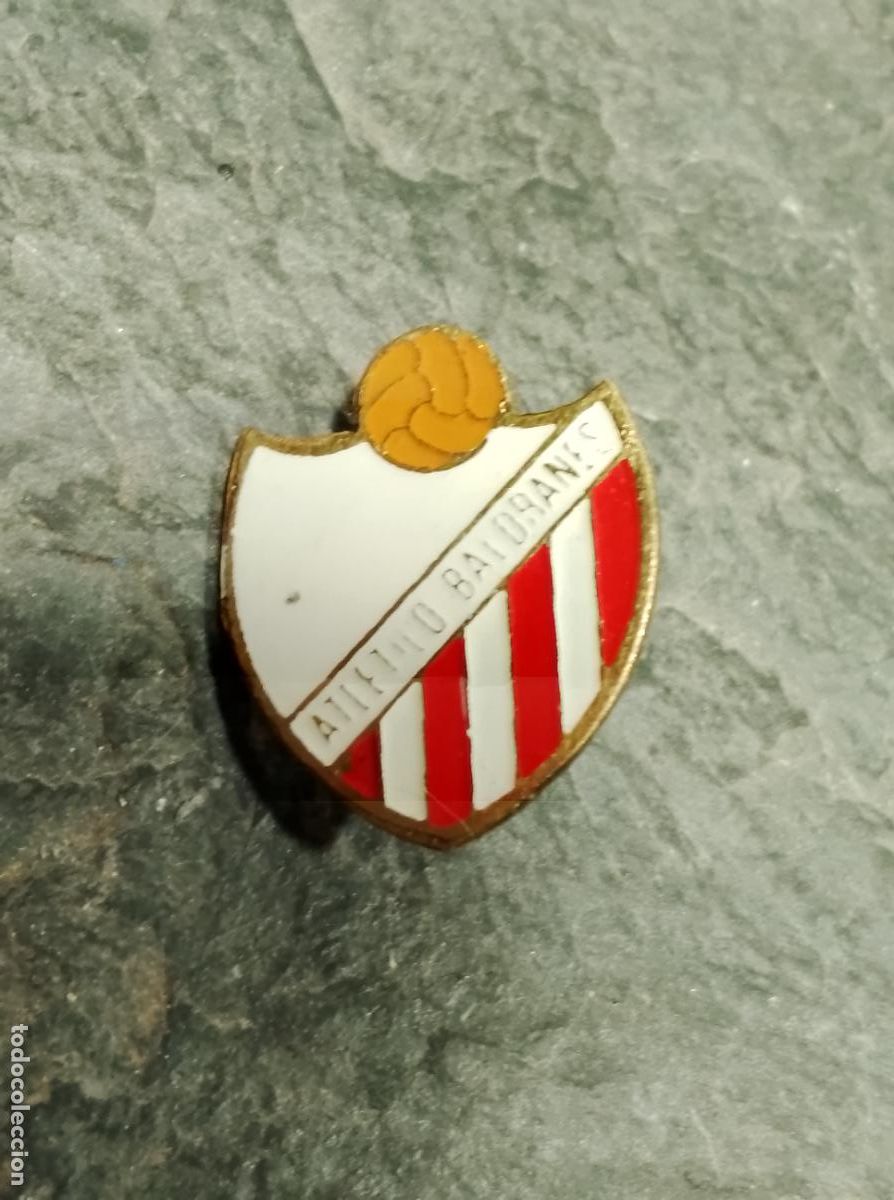 Sammelleidenschaft Sport: Pin equipo futbol atl&eacute;tico baldranes insignia imperdible esmaltada club tuy federaci&oacute;n gallega