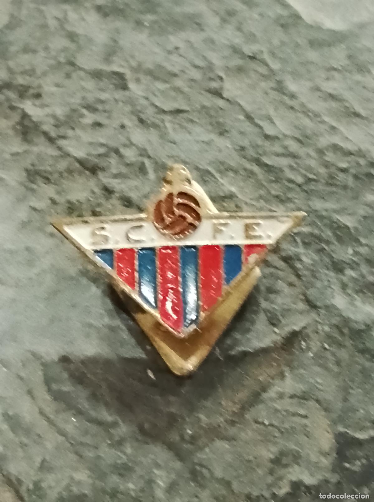 Sammelleidenschaft Sport: Pin antiguo escudo futbol esportiu san Cugat insignia antigua ojal bot&oacute;n club federaci&oacute;n catalana